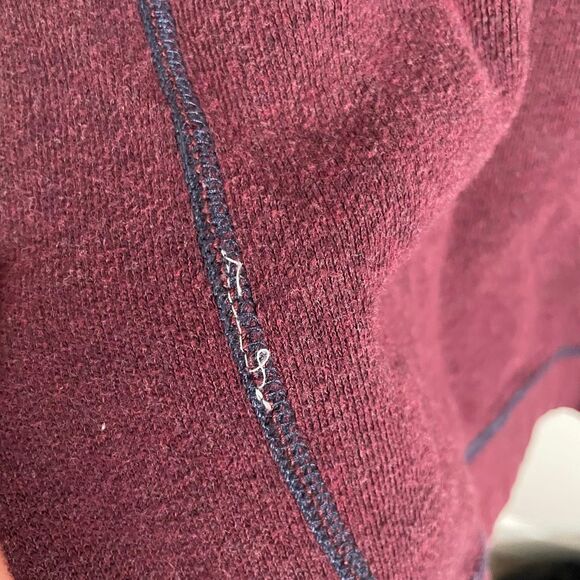 Tommy Bahama Mens Flipshore Jacket Full XL Zip Burgundy Navy Blue Reversible - Picture 8 of 9